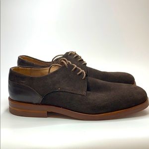 H BY HUDSON Mens Lace up Shoe Brown Suede. Size 41